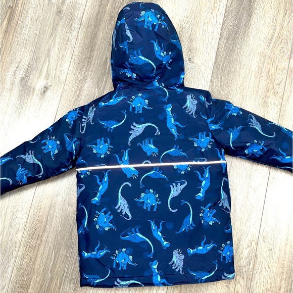 NWT Children’s Place Dinosaur 3-in-1 Winter Coat 5T Blue - Picture 2 of 12